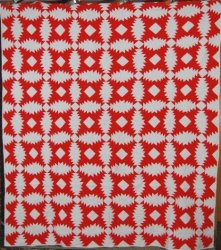 $Pineapple quilt red and white.jpg