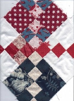 $White red and blue 4-patch childs quilt3 03252012.jpg