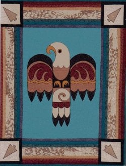 $Aesthetics of a Southwest Applique Eagle Wallhanging.jpg