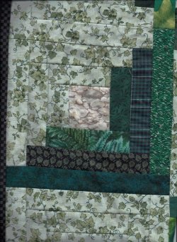 $Green log star child quilt, one starpoint, 04042012 top 48x58 inches.jpg