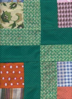 $Jun. 1-patch 16 square quilt3, Green sashings.18.2012.jpg