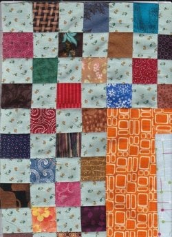 $Log Cabin Star1 With Postage Stamp Border Quilt.jpg