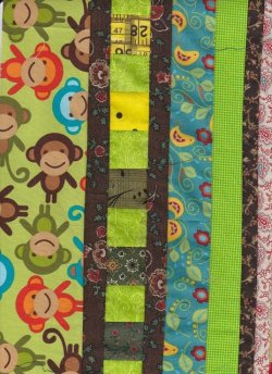 $Monkey Lime and Star Quilt f opposite side postage stamp border.jpg