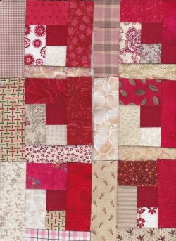 $Cherry Chocolate Furrows Quilt Red starts2.jpg