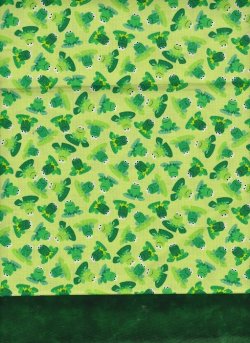 $Green Point of Lights Star Log Cabin border fabric idea.jpg