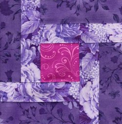 $24 Purple Double strip log quilt24.jpg