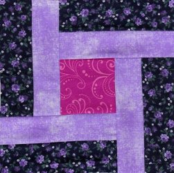 $25 Purple Double strip log quilt25.jpg