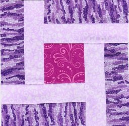 $26 Purple Double strip log quilt26.jpg