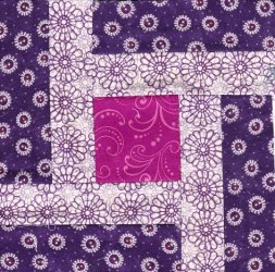 $28 Purple Double strip log quilt28.jpg