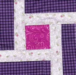 $29 Purple Double strip log quilt29.jpg