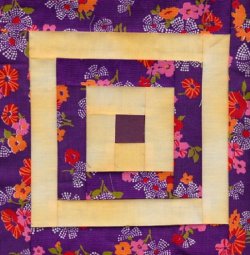 $Mexican Marketplace Log Cabin  Quilt Top 1.jpg