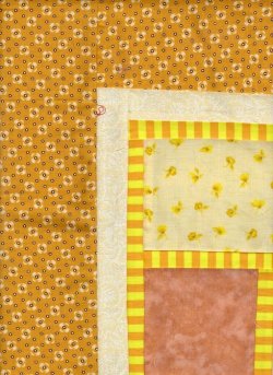 $11 Yellow and Mortar Bricks Quilt Top Outer Border.jpg