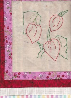 $Red, pink and green8 embroidered 3 florals Progress, borders.jpg