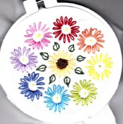 $Sunflower with lazy daisies color wheel.jpg