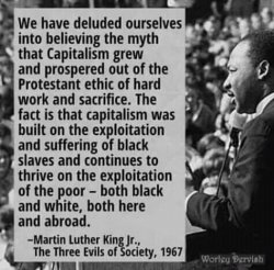 MLK worst evils of society civilization capitalism militarism racism.jpg